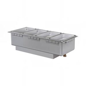 Hatco HWB-43DA Drop-In Hot Food Well w/ (4) 1/3 Size Pan Capacity, 120v, Stainless Steel