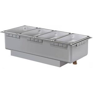 Hatco HWBH-43DA Drop-In Hot Food Well w/ (4) 1/3 Size Pan Capacity, 120v, Stainless Steel