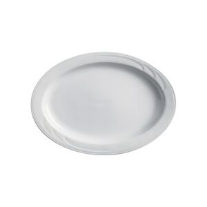 "Cameo China 301-103 10-1/4"" x 7-1/4"" Oval Bostonian Platter - Ceramic, White"