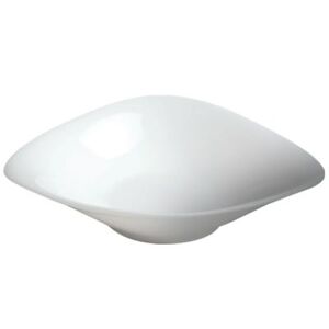 Cameo China 711-82N 7 oz Oval Flared Fusion Bowl - Ceramic, White