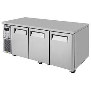 "Turbo Air JUR-72-N6 70 7/8"" W Undercounter Refrigerator w/ (3) Section & (3) Door, 115v, Silver"