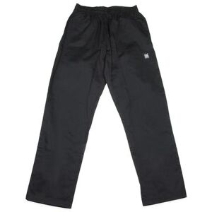 "Chef Revival P020BK-L Chef Pants w/ 2"" Elastic Waist & 4 Pockets, Black, Large"