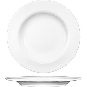 "ITI BL-8 9 1/4"" Round Bristol Plate - Porcelain, Bright White"