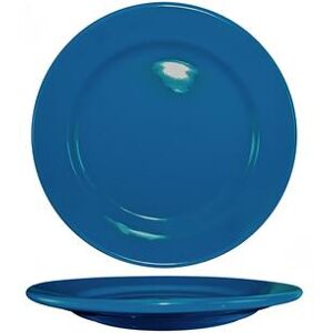 "ITI CA-16-LB 10 1/4"" Round Cancun Plate - Ceramic, Light Blue"