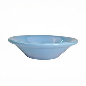 CAC LV-11-LBU 4 3/4 oz Round Las Vegas Fruit Dish - Stoneware, Light Blue