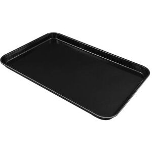 "Cambro 1218MT110 Market Display Tray - 11 1/2"" x 17 3/4"" x 1"", Black, Fiberglass, Odor Resistant"