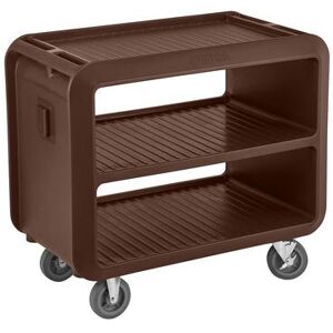 "Cambro SC337131 Service Cart Pro 41 1/2"" Beverage Service Cart, 23 4/5""D x 37 1/10"" H, Dark Brown"