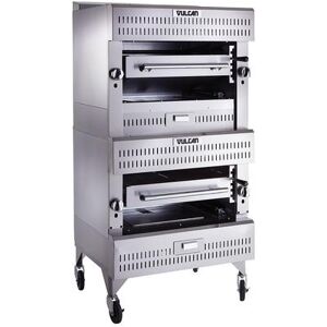 "Vulcan VIR2 Deck Broiler - Double Deck Burners, (2)25 1/2"" x 24 1/2"" Cooking Grids, Stainless, Liquid Propane, LP, Stainless Steel, Gas Type: LP"