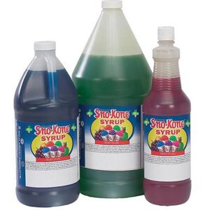 Gold Medal 1053 Orange Snow Cone Syrup, Ready-To-Use, (4) 1 gal Jugs