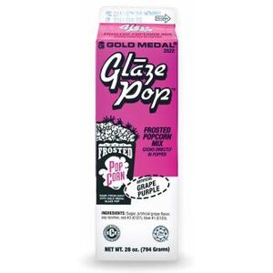 Gold Medal 2522 Grape Glaze Pop w/ (12) 28 oz Cartons