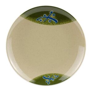 "GET 207-5-TD Traditional 10 1/2"" Round Plate, Melamine"