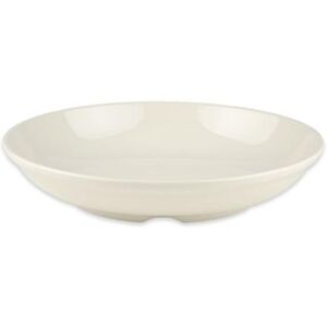 GET B-925-DI Diamond Ivory 1 1/10 qt Round Melamine Pasta Bowl, Ivory, White