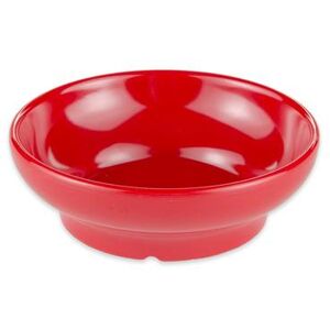 "GET SD-05-R Viva Mexico 4"" Round Salsa Dish w/ 5 oz Capacity, Red"