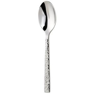 "Oneida B327STSF 6 1/4"" Teaspoon with 18/0 Stainless Grade, Chef's Table Hammered Pattern, Stainless Steel"