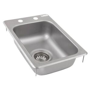 "John Boos PB-DISINK101405 Pro-Bowl (1) Compartment Drop-in Sink - 10"" x 14"", Drain Included, 1 Compartment, Stainless Steel"