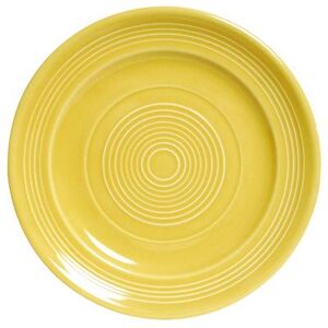 "Tuxton CSA-074 7 1/2"" Round ConcentrixÂ© Plate - Ceramic, Saffron, Yellow"