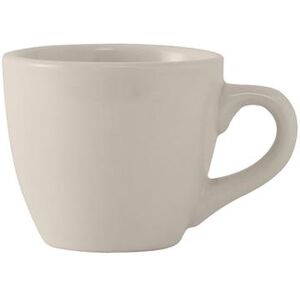 Tuxton TRE-035 3 1/2 oz Reno/Nevada Demitasse Cup - Ceramic, American White, Eggshell