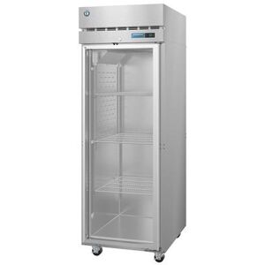 "Hoshizaki R1A-FG Steelheart 27 1/2"" 1 Section Reach In Refrigerator, (1) Right Hinge Glass Door, 115v, Silver"