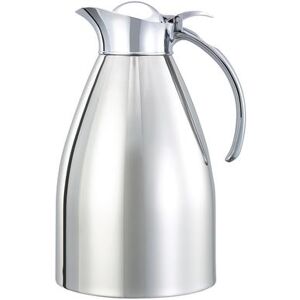 Service Ideas MAR15PS 1 1/2 liter Carafe w/ Vacuum Insulation, Polished Stainless Finish, Silver