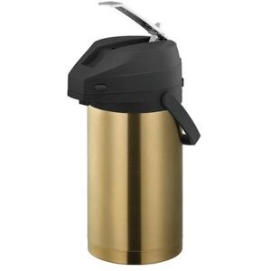 Service Ideas CTAL30BLVG 3 Liter Lever Action Airpot - Stainless Steel Liner, Vintage Gold