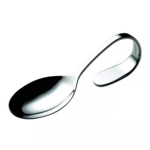 "Arcoroc EQ288 5 1/4"" Amuse Bouche Tasting Spoon with 18/10 Stainless Grade, Burlington Pattern, Silver"