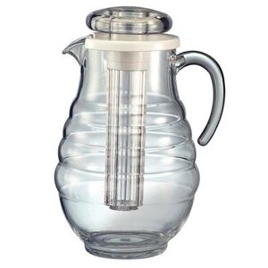 Service Ideas AWP33RB 3.3-liter Water Pitcher w/ Ribbed Surface, Clear Acrylic