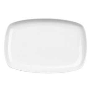 "Churchill ZCAPRCPM1 Rectangular Art de Cuisine Platter - 12 1/4"" x 8 1/4"", Porcelain, White"