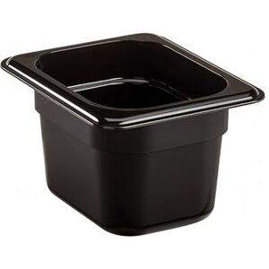 "Cambro 84CW110 Camwear 4""D Eighth Size Food Pan, 4"" Deep, Black"