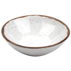 GET B-5-RM 5 oz Melamine Monkey Dish, Rustic Mill, White