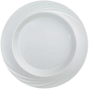 "Libbey 9181826 10 1/4"" Round Schonwald Plate - Donna, Porcelain, White"