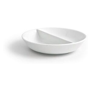 Front of the House DSD027WHP23 4 oz Monaco Dish w/ (2) Compartments - Porcelain, White