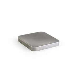 "Front of the House RSD030ANS23 4"" Square Mod Dish - Stainless Steel, Antique, Silver"