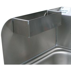 Advance Tabco 7-PS-48 Removable Perforated Utility Tray for Side Splash, Stainless, Stainless Steel