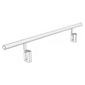 Forbes Industries 4185-4 4 ft Chair/Table Stops - Steel, Black