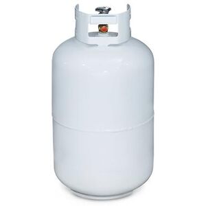 Crown Verity CV-CYL-30 30-lb Vertical Propane Tank for TG Grills & Patio Heaters