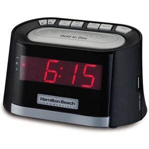 Hamilton Beach HCR410 Alarm Clock Radio w/ USB Charging Port - AM/FM, 120v