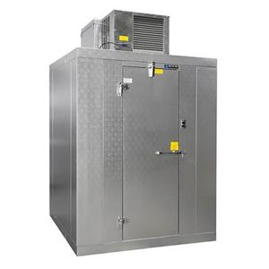 "Master-Bilt QSB87814-C Indoor Walk-In Cooler w/ Left Hinge - Top Mount Compressor, 8' x 14' x 8' 7""H, Floor"