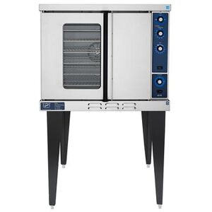 Duke 613-G3XX Single Full Size Natural Gas Commercial Convection Oven - 46, 000 BTU, Glass Door, Solid State Controls, Stainless Steel, Gas Type: NG