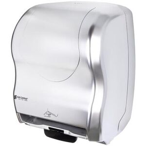 San Jamar T8370SS Wall Mount Touchless Roll Paper Towel Dispenser - Plastic, Stainless, Stainless Steel Color, Silver