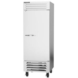 "Beverage Air FB27HC-1S 30"" 1 Section Reach In Freezer, (1) Solid Door, 115v, Casters, 3 Shelves, Silver"