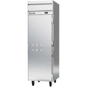 "Beverage Air HRP1HC-1HS Horizon Series 26"" 1 Section Reach In Refrigerator, (2) Right Hinge Solid Doors, 115v, Silver"