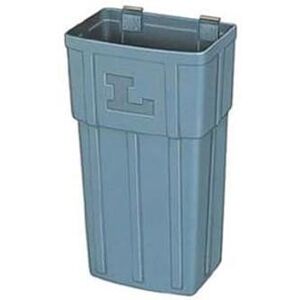 Lakeside 206-4 Jumbo Waste Basket w/ Hanger Strap, Polyethylene, Gray