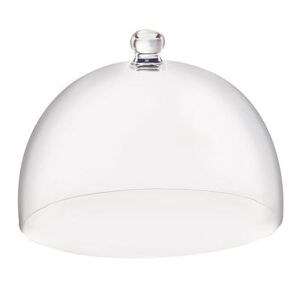 "Cal-Mil 22058-12-12 12 1/4"" Round Dome Cover for 22057-14-12 Cake Stand - Plastic, Clear"