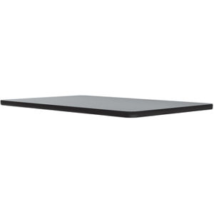 "Correll CT3042-15-09 Cafe Breakroom Table Top, 1 1/4"" High Pressure, 30 x 42"", Gray Granite, 1.25 in"