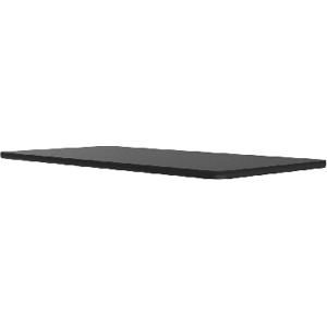 "Correll CT3060-07-09 Cafe Breakroom Table Top, 1 1/4"" High Pressure, 30 x 60"", Black Granite, 1.25 in"