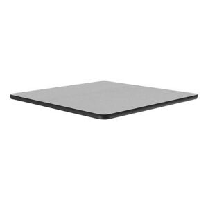 "Correll CT36S-15-09 36"" Square Cafe Breakroom Table Top, 1 1/4"" High Pressure, Gray Granite, 1.25 in"