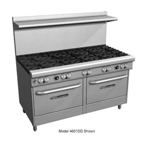 "Southbend 4602AD-2GR 60"" 6 Burner Commercial Gas Range w/ Griddle & (1) Standard & (1) Convection Ovens, Liquid Propane, Stainless Steel, Gas Type: LP, 115 V"