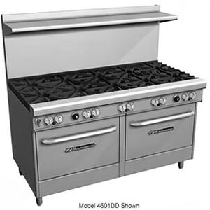 "Southbend 4607AD-2CL 60"" 4 Burner Commercial Gas Range w/ Charbroiler & (1) Standard & (1) Convection Ovens, Natural Gas, Stainless Steel, Gas Type: NG, 115 V"