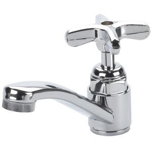 "Krowne 16-152L Deck Mount Steam Table Faucet - 4 1/4"" Swing Spout, Single Hole"