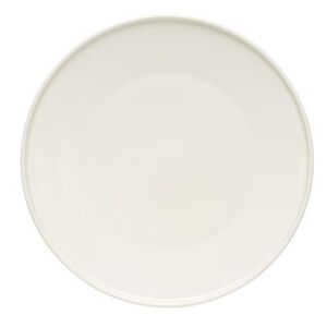 "Libbey 109717 10 1/2"" Round Ares Plate - Porcelain, White Royal Rideau"